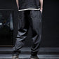 Pantalons en Soie Glacée Patchwork Stylés