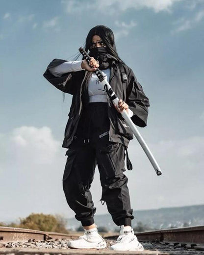 Veste à Capuche Courte Tendance