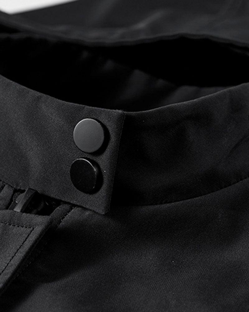 Veste à Capuche Courte Tendance
