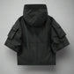 Veste à Capuche Courte Tendance