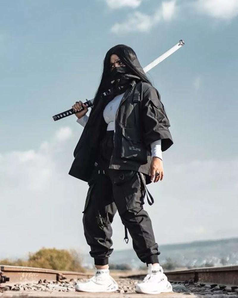 Veste à Capuche Courte Tendance