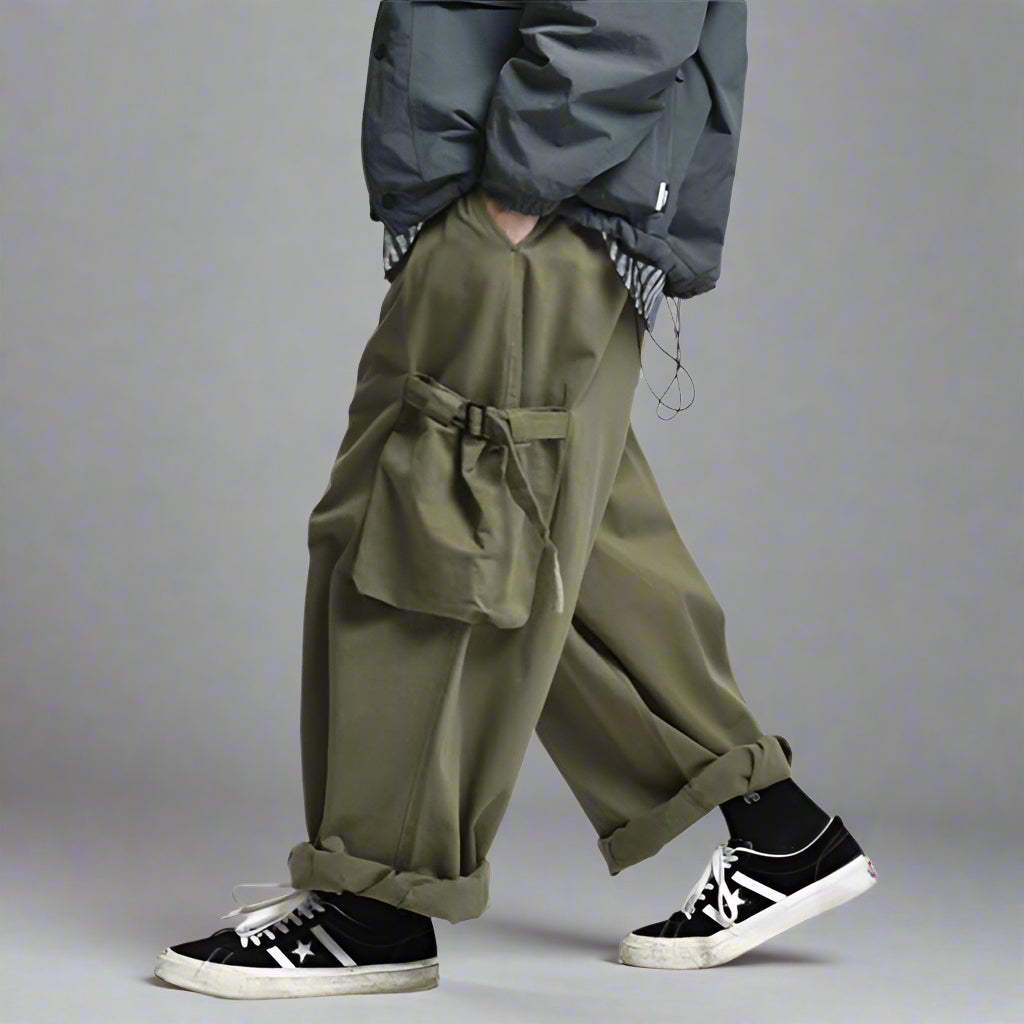 Pantalon Cargo Polyvalent - mode streetwear - Pantalon cargo polyvalent pour un style streetwear