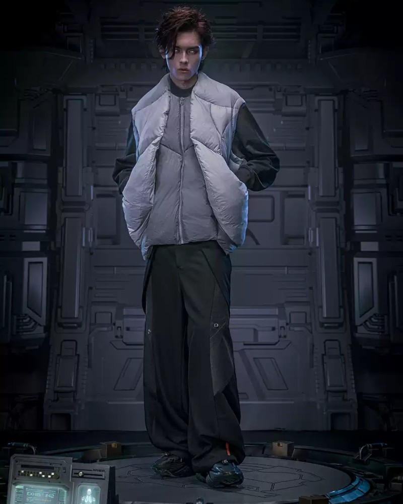 Pantalon Cyberpunk Invisible Unisexe -  invisible - Pantalon Cyberpunk Invisible Unisexe pour un Style Quotidien