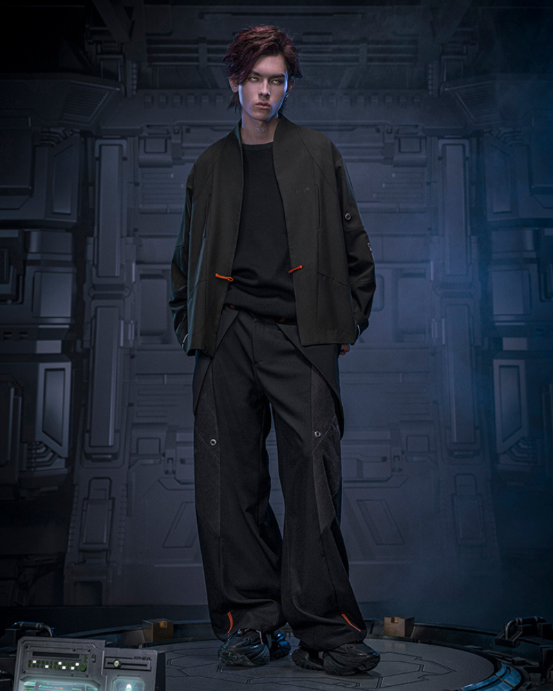 Pantalon Cyberpunk Invisible Unisexe - pantalon cyberpunk - Pantalon Cyberpunk Invisible Unisexe pour un Style Quotidien