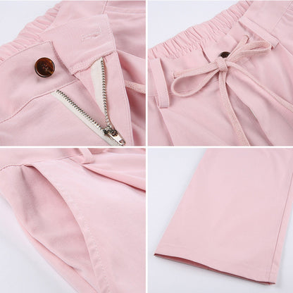 Pantalon de survêtement rose -  unisexe - Pantalon de survêtement rose unisexe pour un look tendance