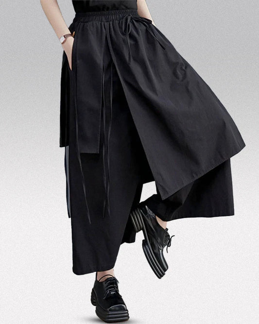 Pantalon Hakama Élégant pour Femmes - pantalon hakama - Pantalon Hakama Élégant pour Femmes : Confort et Style