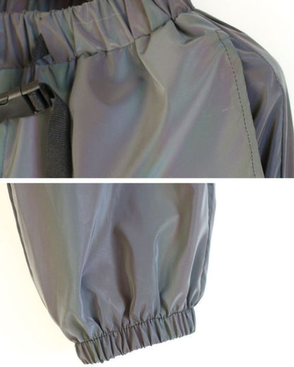 Pantalon Laser Réfléchissant Accrocheur -  habillement de soirée - Pantalon Réfléchissant Confortable pour Soirées et Plein Air