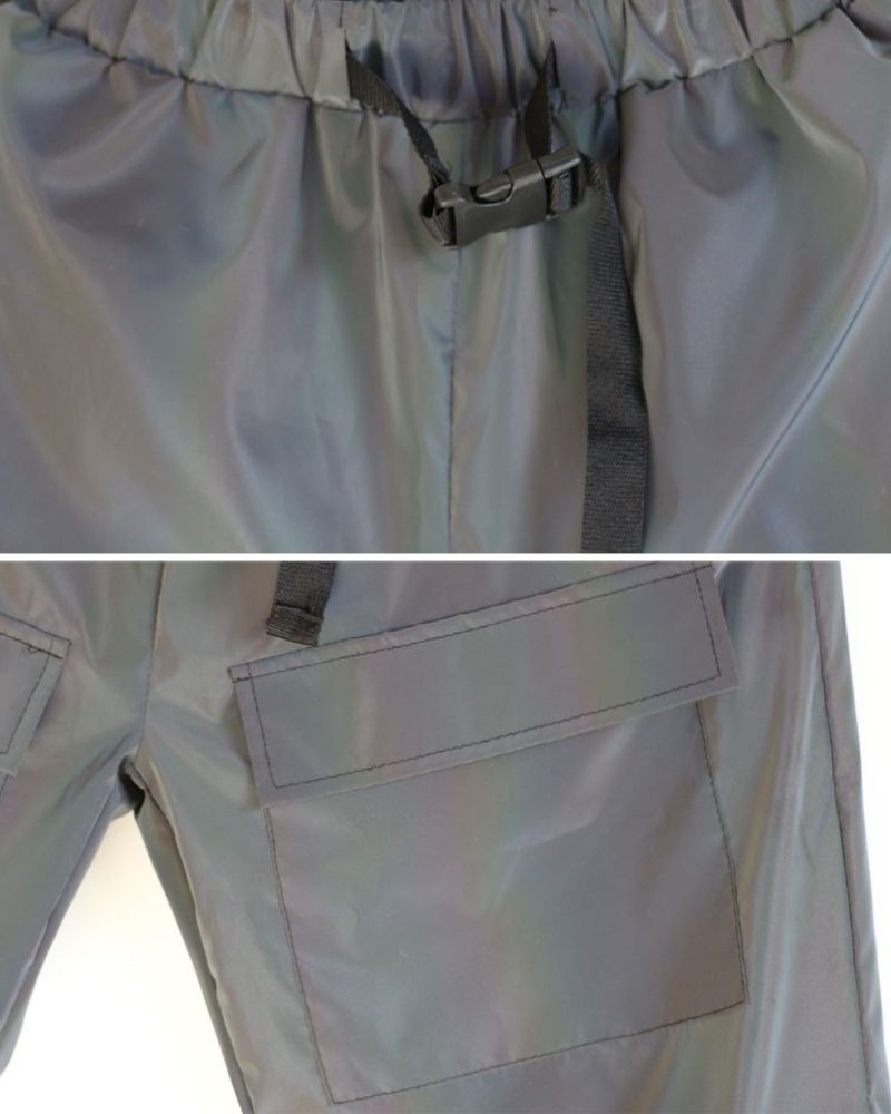 Pantalon Laser Réfléchissant Accrocheur -  mode de nuit - Pantalon Réfléchissant Confortable pour Soirées et Plein Air