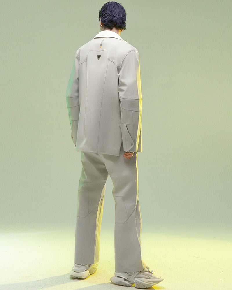 Pantalon Superposé Cyberpunk Révolutionnaire -  pantalon en coton - Pantalon Cyberpunk en Coton Confortable et Durable