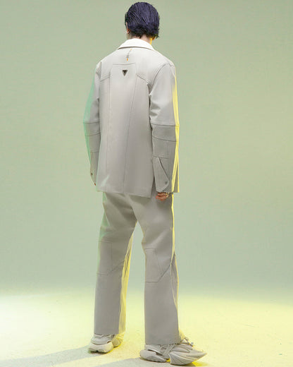 Pantalon Superposé Cyberpunk Révolutionnaire -  pantalon en coton - Pantalon Cyberpunk en Coton Confortable et Durable