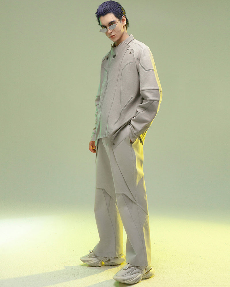 Pantalon Superposé Cyberpunk Révolutionnaire -  pantalon - Pantalon Cyberpunk en Coton Confortable et Durable