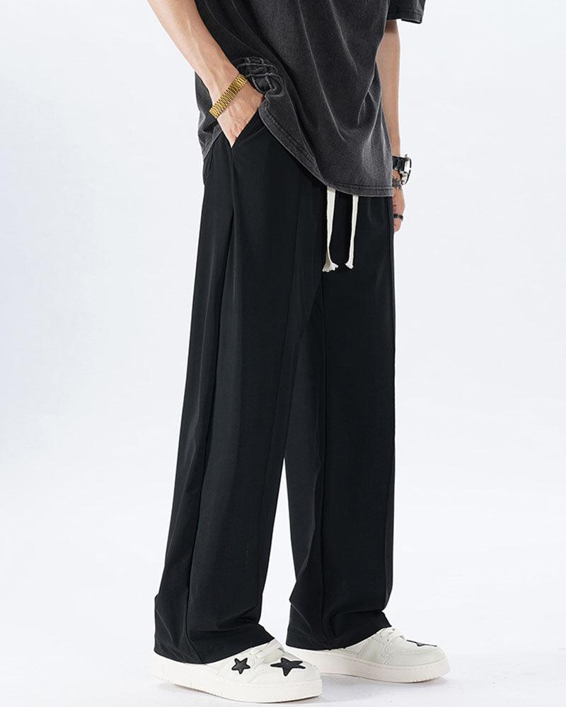 Pantalons Amples Confortables -  mode été - Pantalons Amples Confortables en Soie Glacée