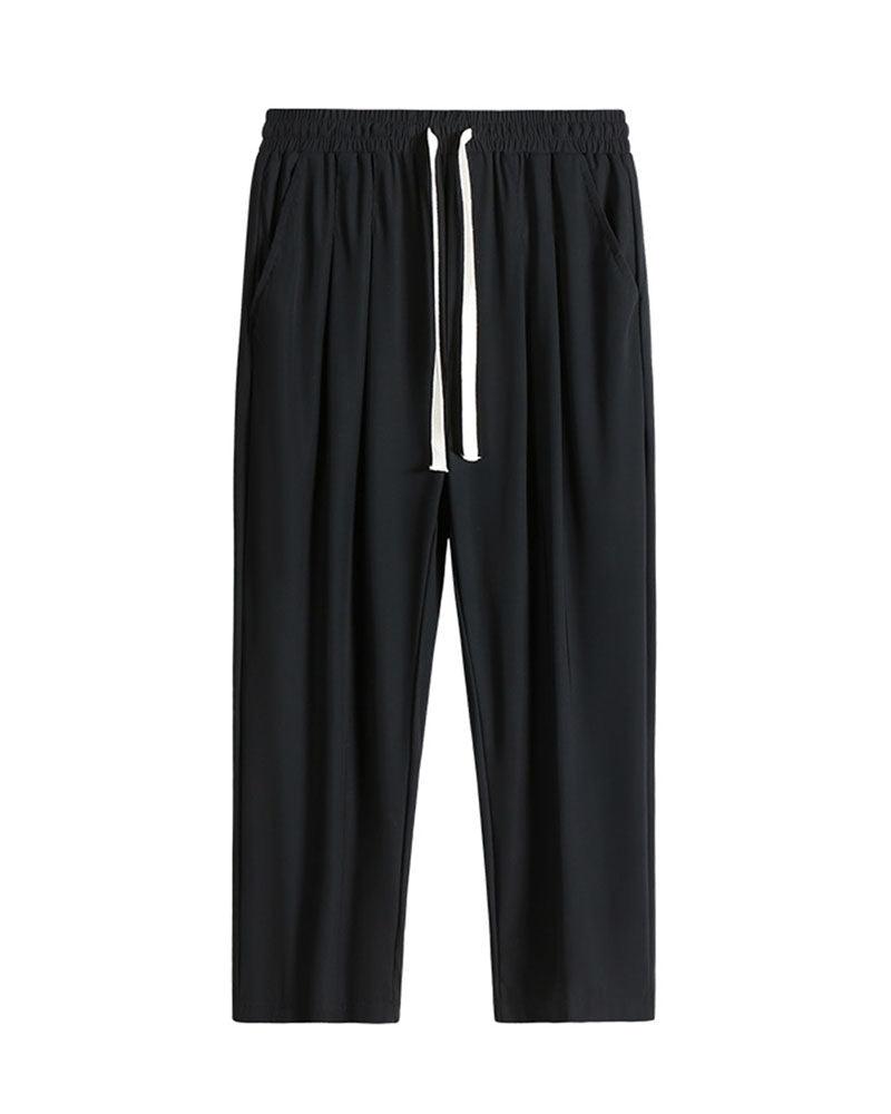 Pantalons Amples Confortables -  pantalons tendance - Pantalons Amples Confortables en Soie Glacée