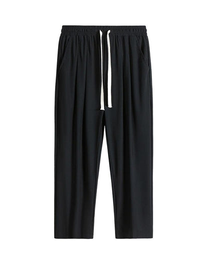 Pantalons Amples Confortables -  pantalons tendance - Pantalons Amples Confortables en Soie Glacée