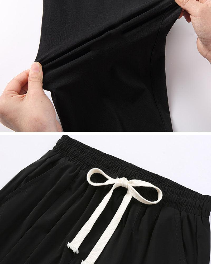 Pantalons Amples Confortables -  tissu léger - Pantalons Amples Confortables en Soie Glacée