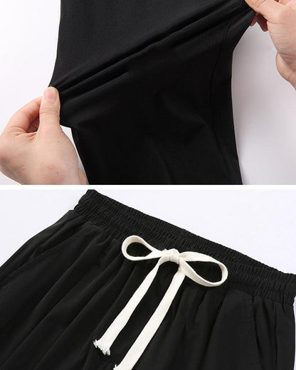 Pantalons Amples Confortables -  tissu léger - Pantalons Amples Confortables en Soie Glacée