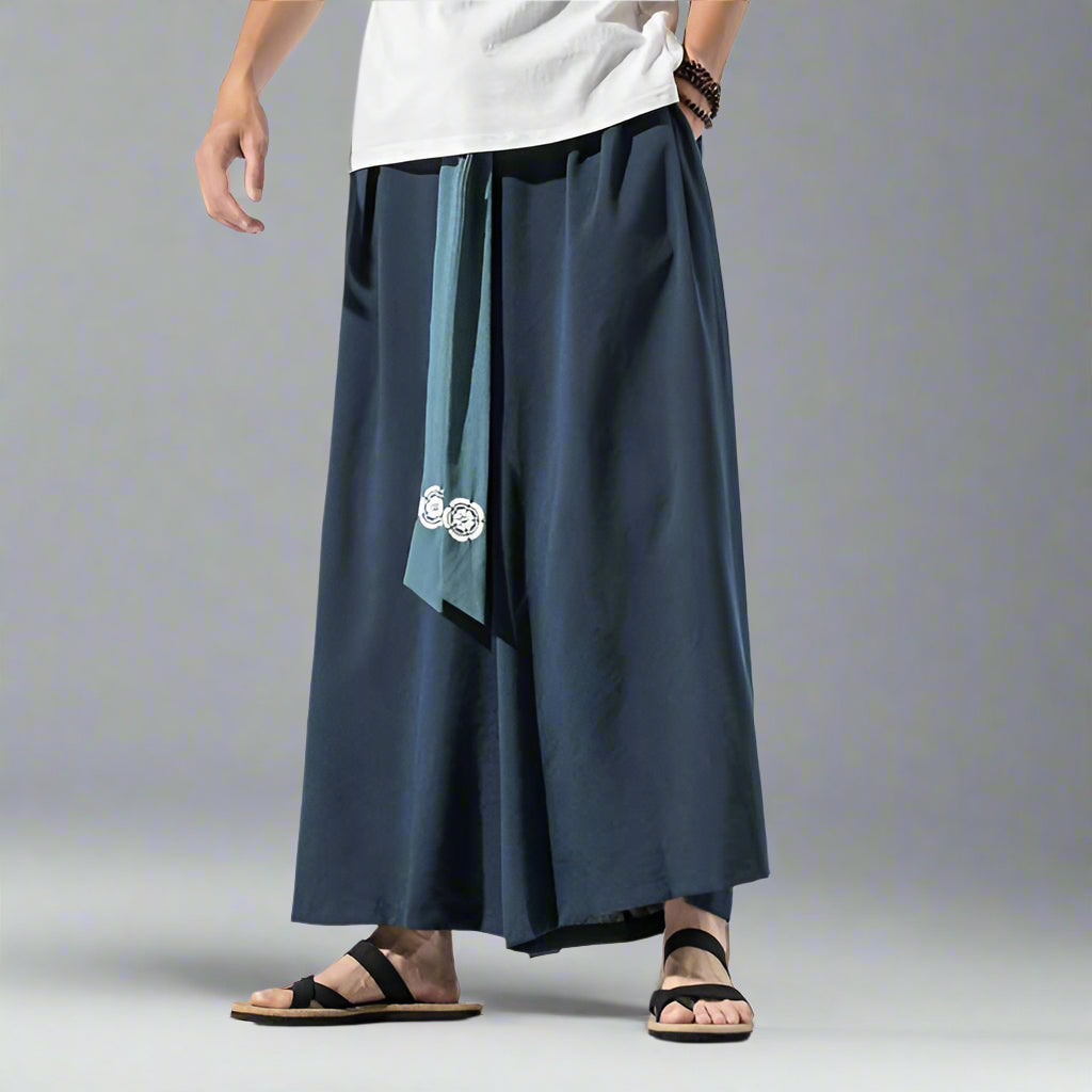 Pantalons Amples et Élégants -  arts martiaux - Pantalons Amples et Élégants au Style Hakama