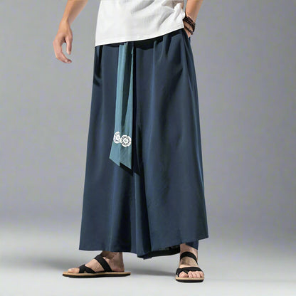 Pantalons Amples et Élégants -  arts martiaux - Pantalons Amples et Élégants au Style Hakama