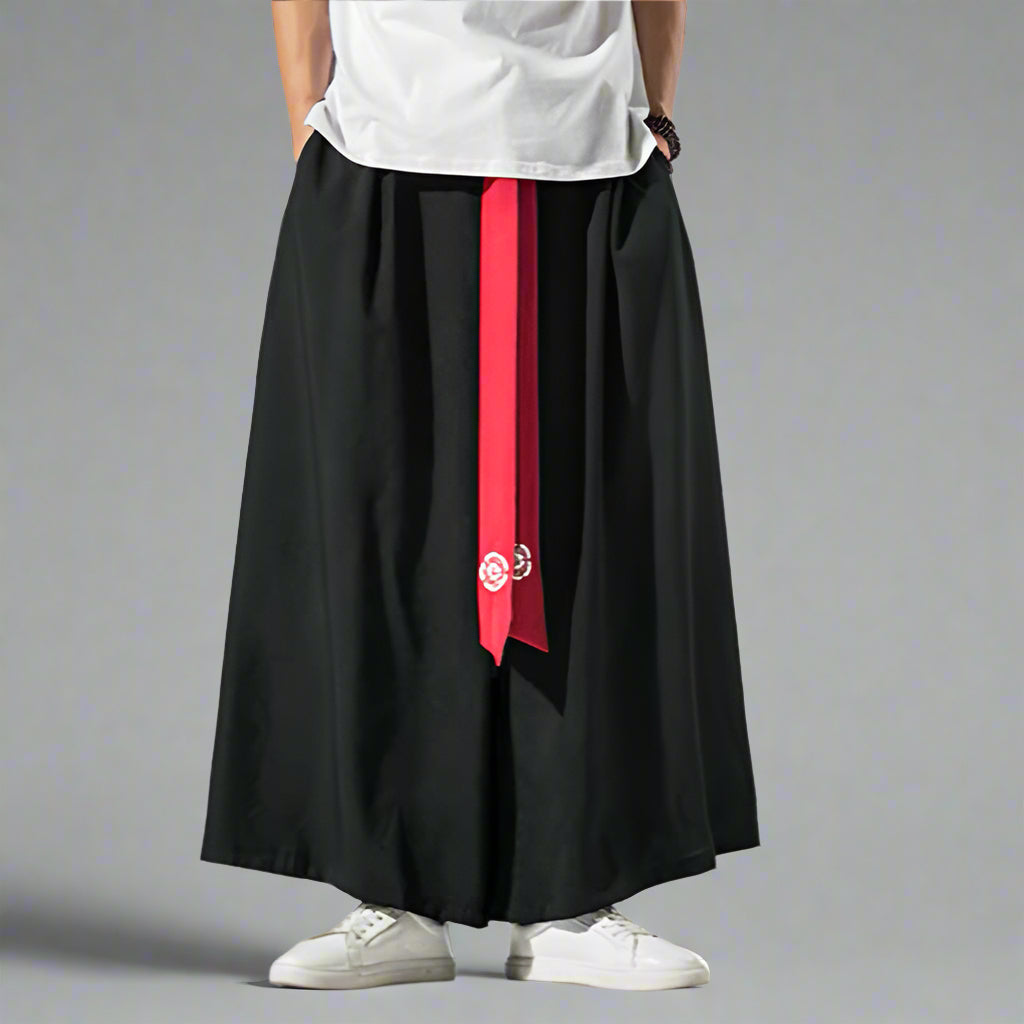 Pantalons Amples et Élégants - pantalons culturels - Pantalons Amples et Élégants au Style Hakama