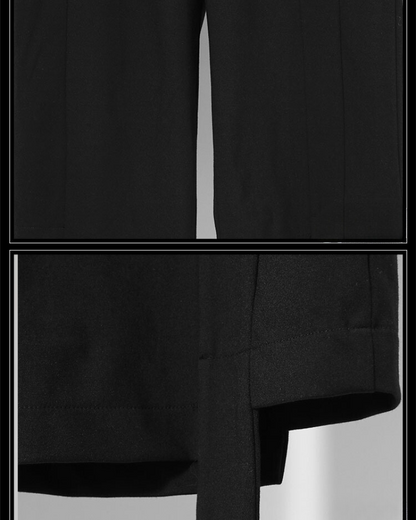 Pantalons Capri Asymétriques Chic -  pantalons durables - Pantalons Capri Asymétriques Chic en polyester et coton