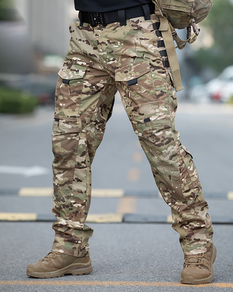 Pantalons Cargo Camo d'Explorateur - pantalons camo - Pantalons Cargo Camo pour les Aventures en Plein Air