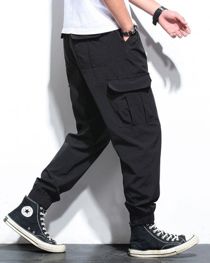 Pantalons Cargo Camouflage Décontractés - pantalons cargo - Pantalons cargo camouflage légers en soie glacée pour l'été