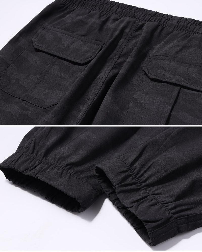 Pantalons Cargo Camouflage Décontractés -  vêtements respirants - Pantalons cargo camouflage légers en soie glacée pour l'été