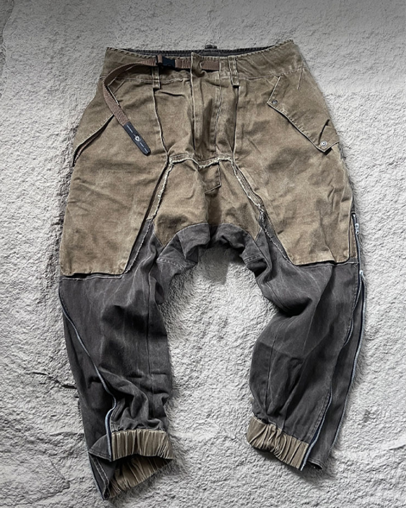 Pantalons Cargo Chic Colorés - pantalons à cordon de serrage - Pantalons Cargo Colorés avec Cordon de Serrage