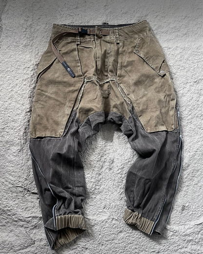 Pantalons Cargo Chic Colorés - pantalons à cordon de serrage - Pantalons Cargo Colorés avec Cordon de Serrage