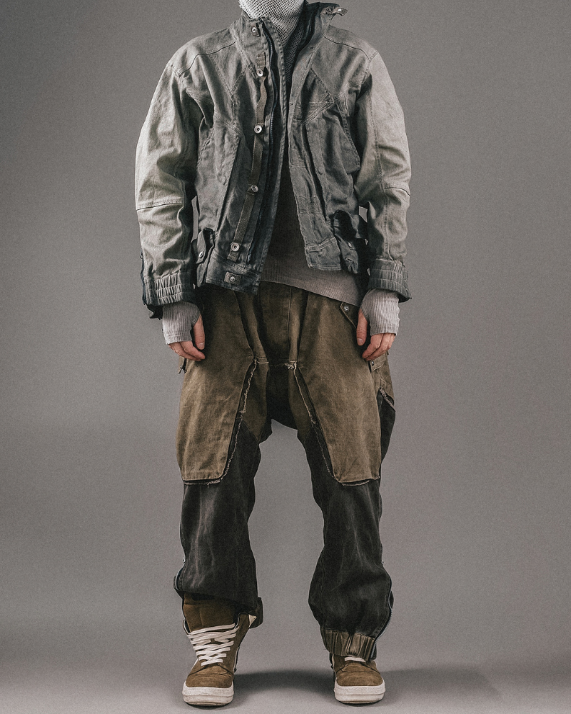 Pantalons Cargo Chic Colorés -  vêtements d'extérieur - Pantalons Cargo Colorés avec Cordon de Serrage