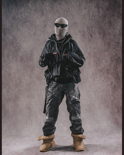 Pantalons Cargo Distressés Prêts pour l'Aventure -  aventure - Pantalons cargo distressés pour un style urbain et aventurier