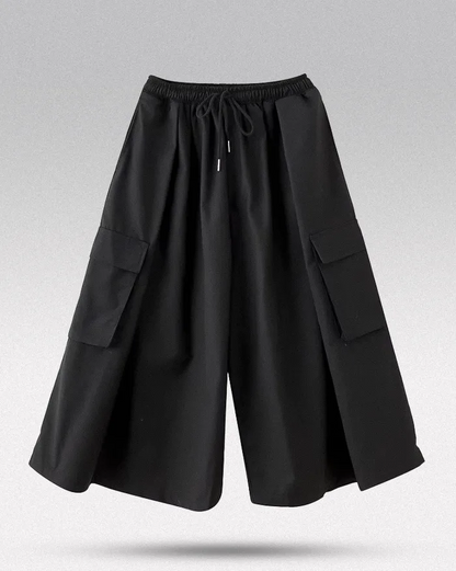 Pantalons Cargo Large Chic - style sans effort - Pantalons Cargo à Jambes Larges pour un Style Chic