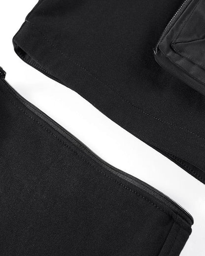 Pantalons Cargo Noirs Essentiels - pantalons cargo - Pantalons Cargo Noirs Détachables et Polyvalents