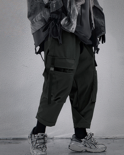 Pantalons Cargo Noirs Élégants - pantalons - Pantalons Cargo Noirs Élégants pour un Style Polyvalent