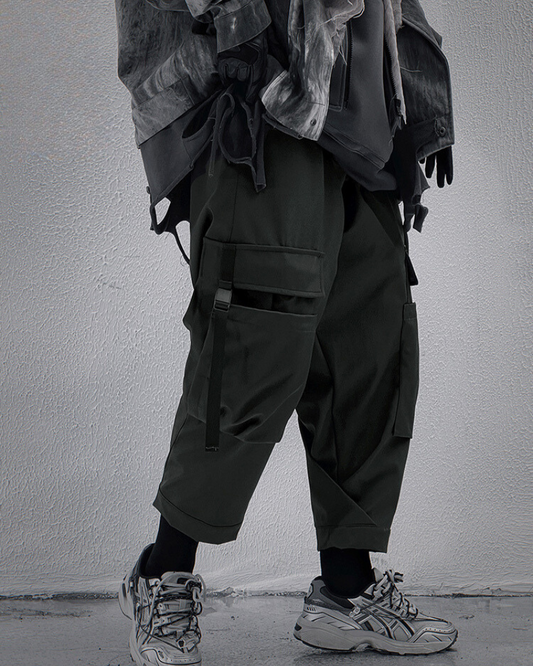 Pantalons Cargo Noirs Élégants - pantalons - Pantalons Cargo Noirs Élégants pour un Style Polyvalent