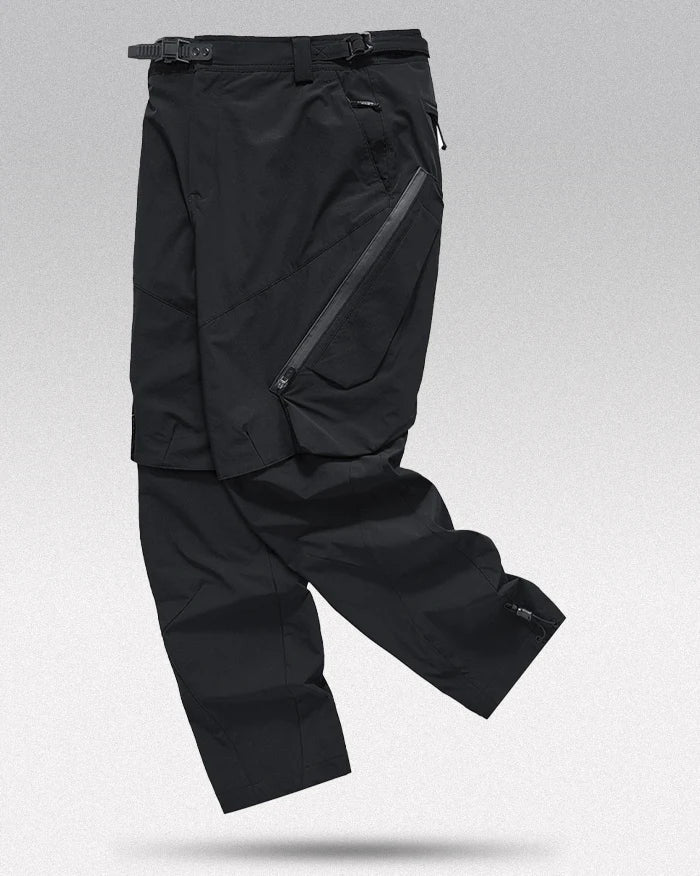 Pantalons Cargo Noirs Polyvalents pour Hommes - vêtements pour hommes