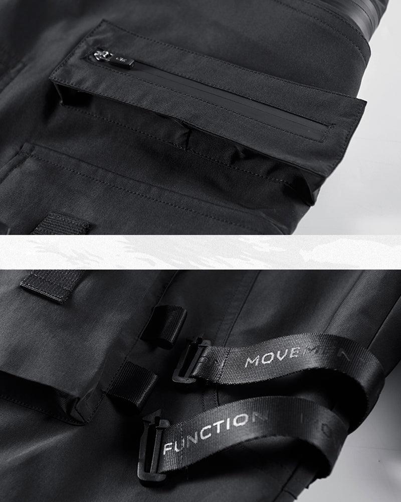 Pantalons Cargo Noirs Tous-Occasions - pantalons cargo - Pantalons Cargo Noirs Confortables et Polyvalents