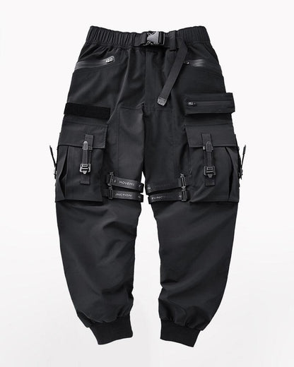 Pantalons Cargo Noirs Tous-Occasions -  pantalons noirs - Pantalons Cargo Noirs Confortables et Polyvalents