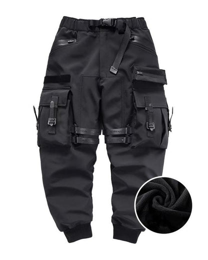 Pantalons Cargo Noirs Tous-Occasions -  pour tous - Pantalons Cargo Noirs Confortables et Polyvalents