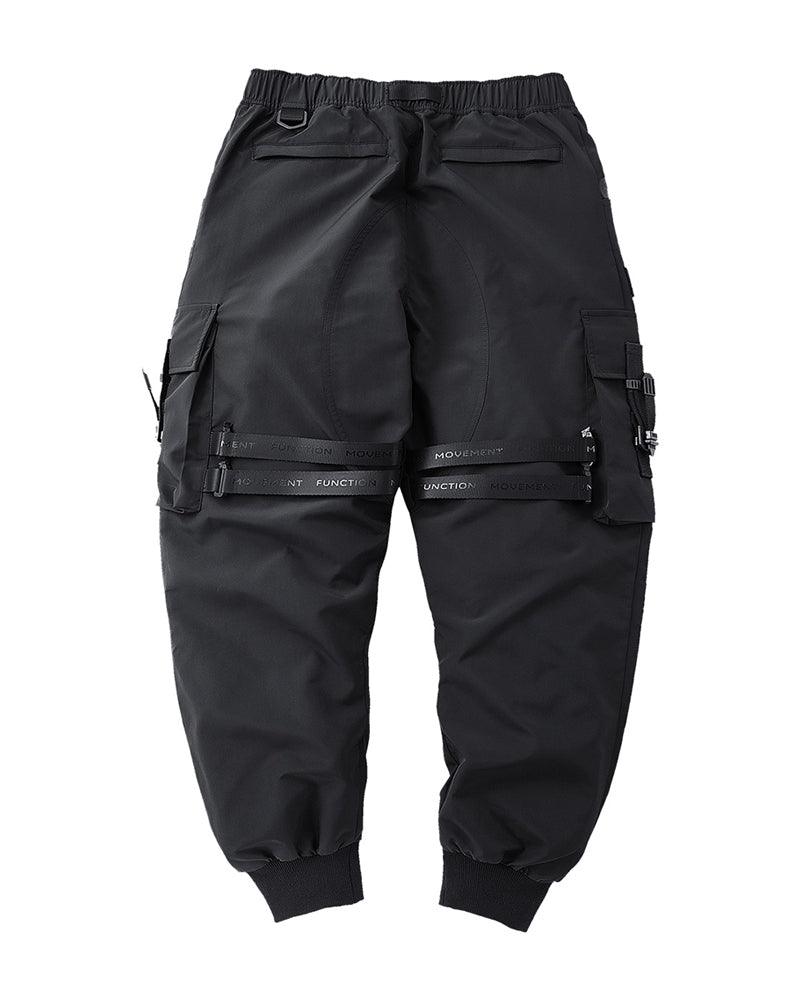 Pantalons Cargo Noirs Tous-Occasions -  style urbain - Pantalons Cargo Noirs Confortables et Polyvalents
