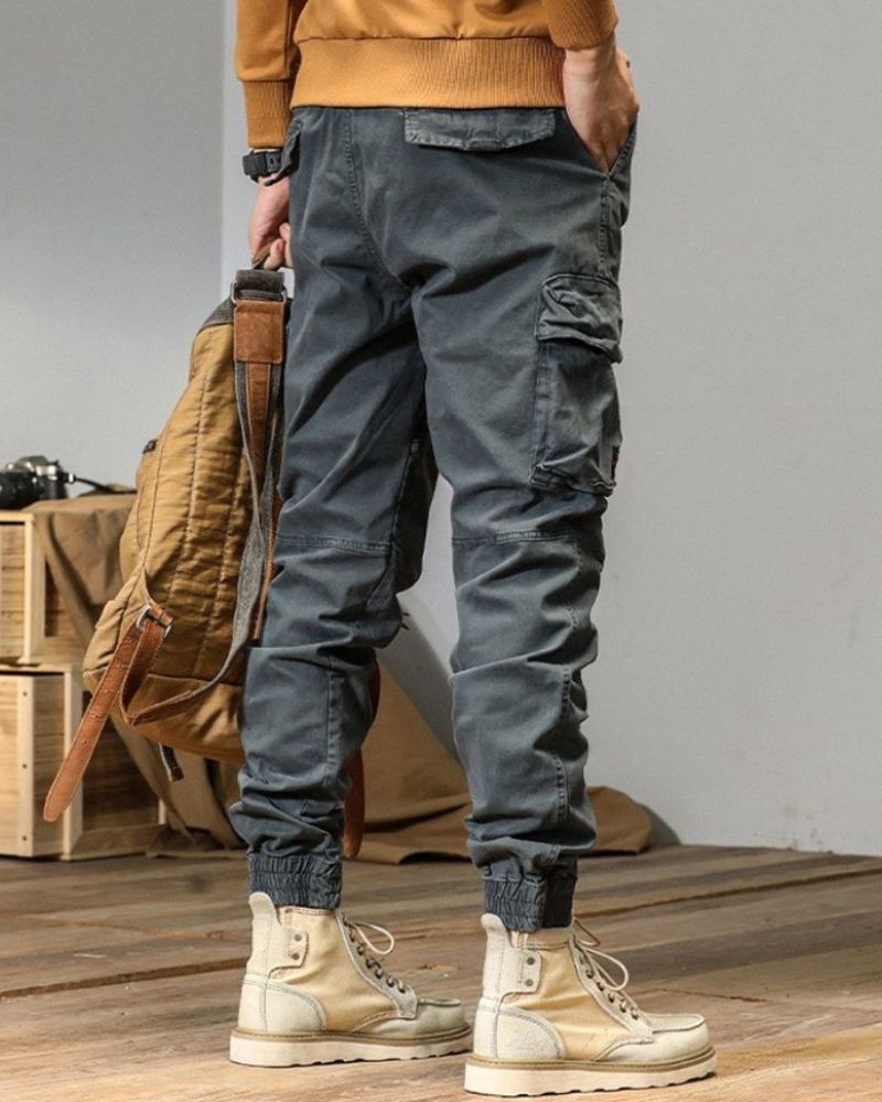 Pantalons Cargo à Poches Polyvalents - pantalons confortables - Pantalons Cargo à Poches pour un Style Confortable
