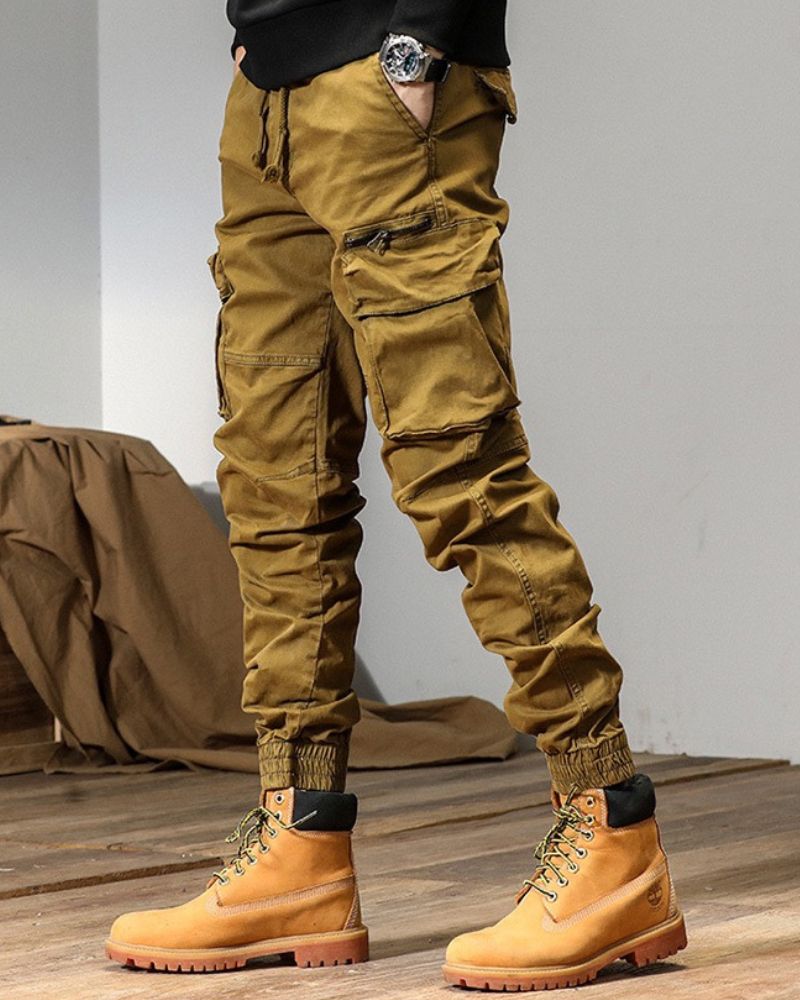 Pantalons Cargo à Poches Polyvalents -  pantalons tendance - Pantalons Cargo à Poches pour un Style Confortable