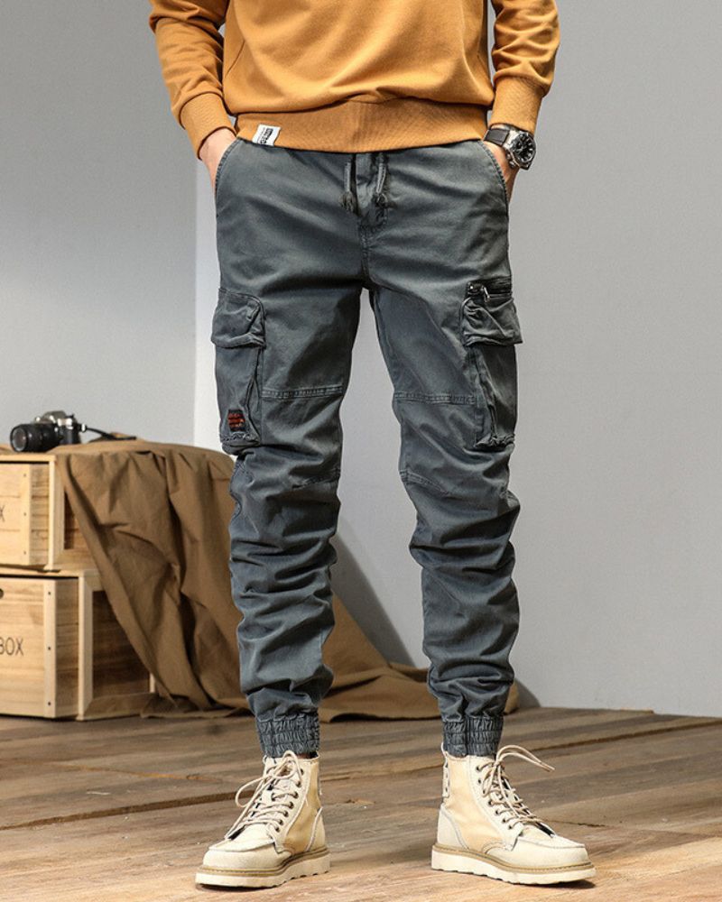 Pantalons Cargo à Poches Polyvalents -  style polyvalent - Pantalons Cargo à Poches pour un Style Confortable