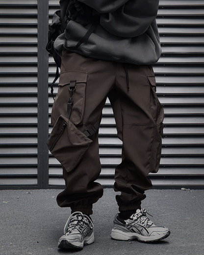 Pantalons Cargo Prêts à l'Utilisation -  mode hip hop - Pantalons Cargo Multifonctions Flexibles pour Aventuriers