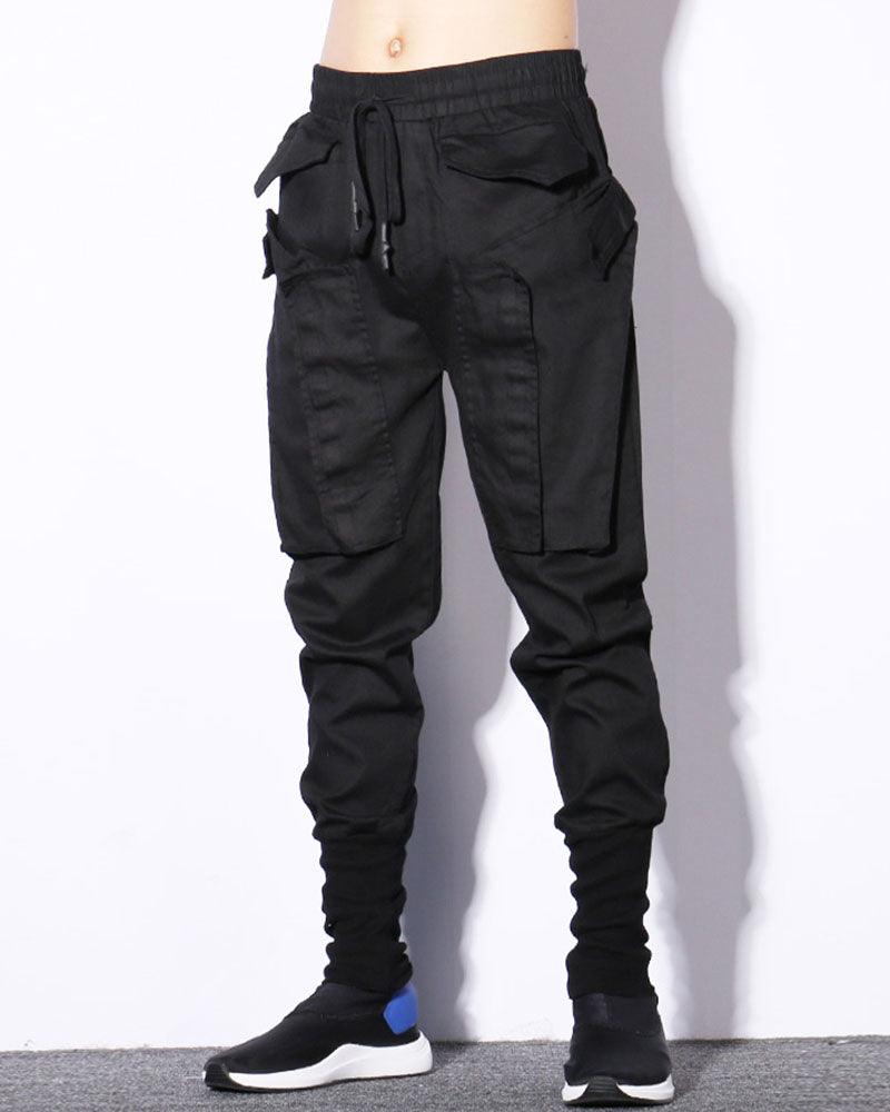 Pantalons Cargo Slim Fit Élégants - pantalons - Pantalons Cargo Slim Fit Élégants avec Poches Pratiques