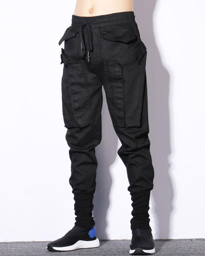 Pantalons Cargo Slim Fit Élégants - pantalons - Pantalons Cargo Slim Fit Élégants avec Poches Pratiques