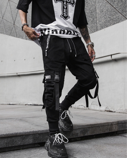 Pantalons Cargo Slim Élégants -  mode masculine - Pantalons Cargo Slim Élégants pour un Style Streetwear