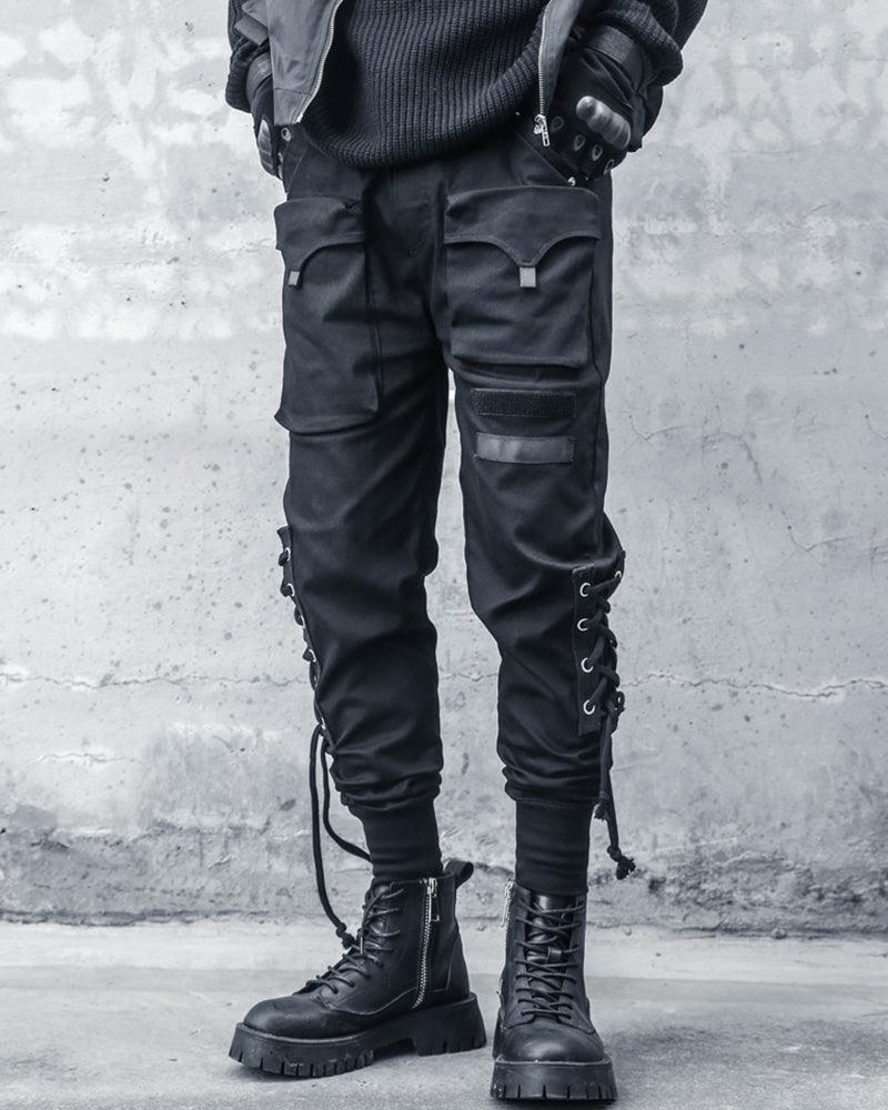 Pantalons Cargo Slim Élégants - pantalons cargo - Pantalons Cargo Slim Élégants en Noir Confortable