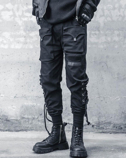 Pantalons Cargo Slim Élégants - pantalons cargo - Pantalons Cargo Slim Élégants en Noir Confortable