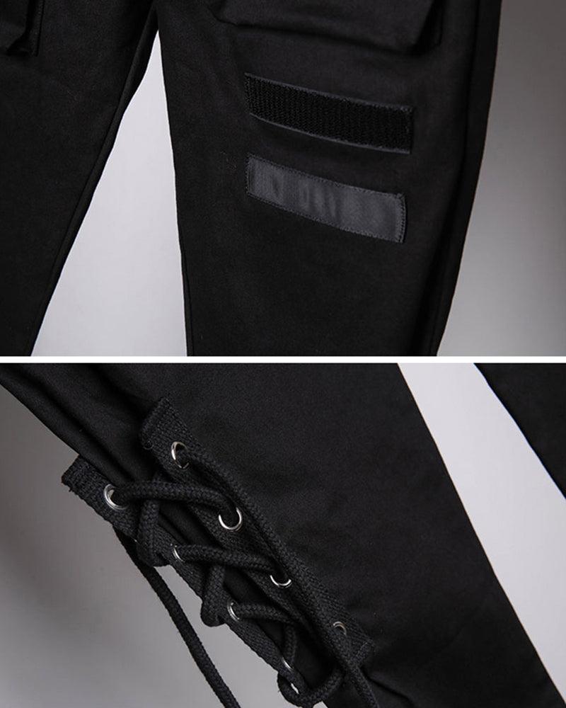 Pantalons Cargo Slim Élégants - style et fonctionnalité - Pantalons Cargo Slim Élégants en Noir Confortable